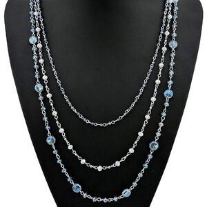 3 Tier Glass Beaded Necklace